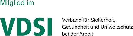 Logo VDSI Verband für Sicherheit, Gesundheit und Umweltschutz bei der Arbeit